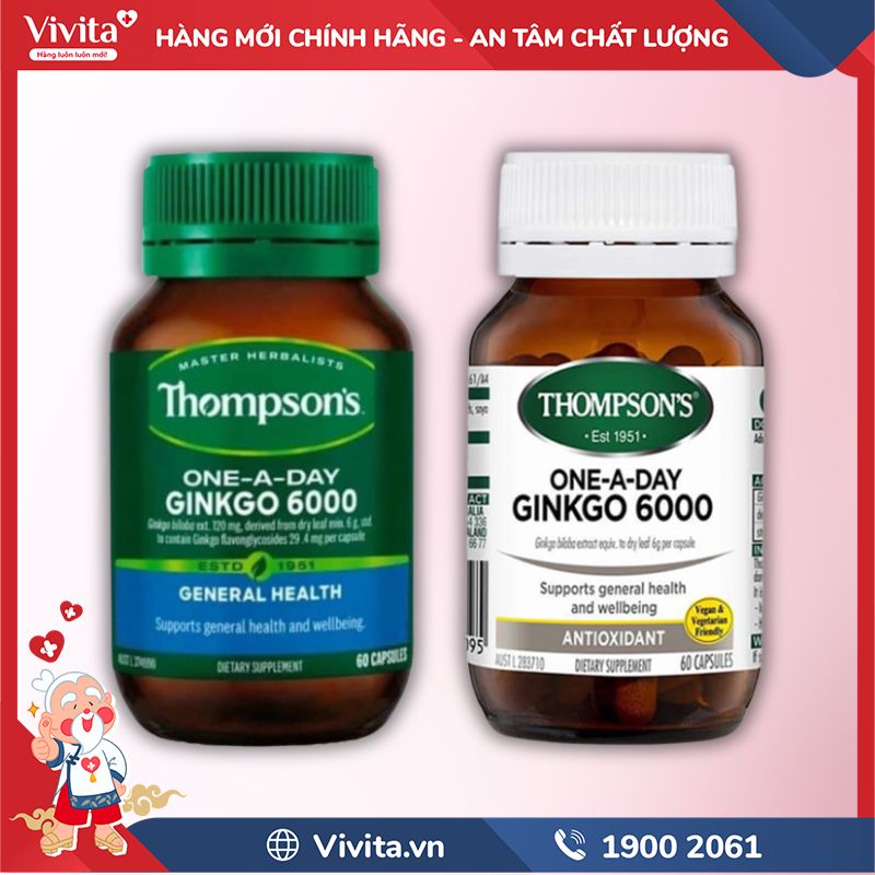 Sản phẩm Thompson’s One A Day Ginkgo 6000mg