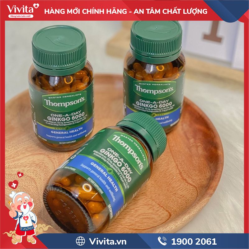 Thành phần Thompson’s One A Day Ginkgo 6000mg