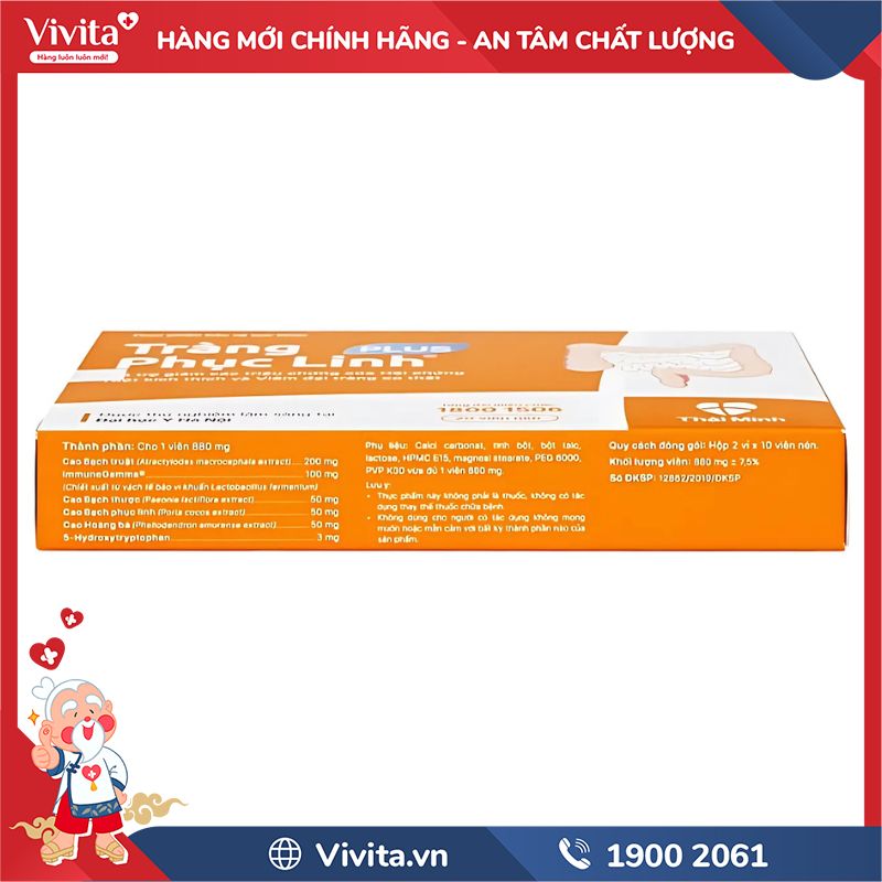 Thành phần của Tràng Phục Linh Plus 