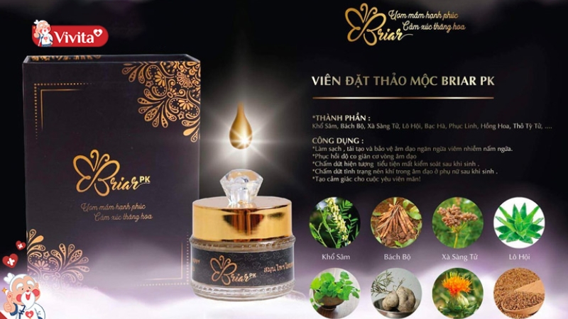 Thành phần viên đặt Briar PK
