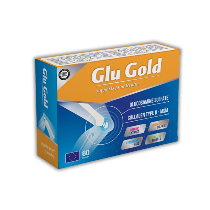 Glu Gold Viên Uống Hỗ Trợ Bổ Sung Dưỡng Chất Phục Hồi Sụn Khớp (Hộp 60 viên)