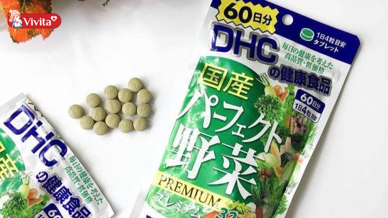 viên uống rau củ dhc premium review