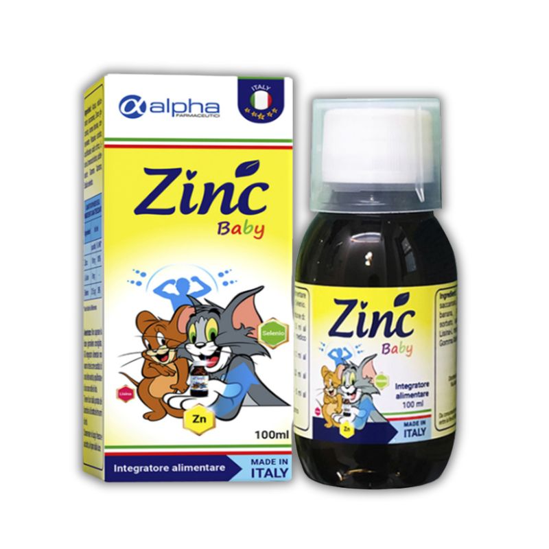 Zinc Baby Dung Dịch Uống Hỗ Trợ Bổ Sung Lysine, Kẽm, Hỗ Trợ Tăng Sức Đề Kháng, Hỗ Trợ Ăn Ngon Miệng (Lọ 100ml)