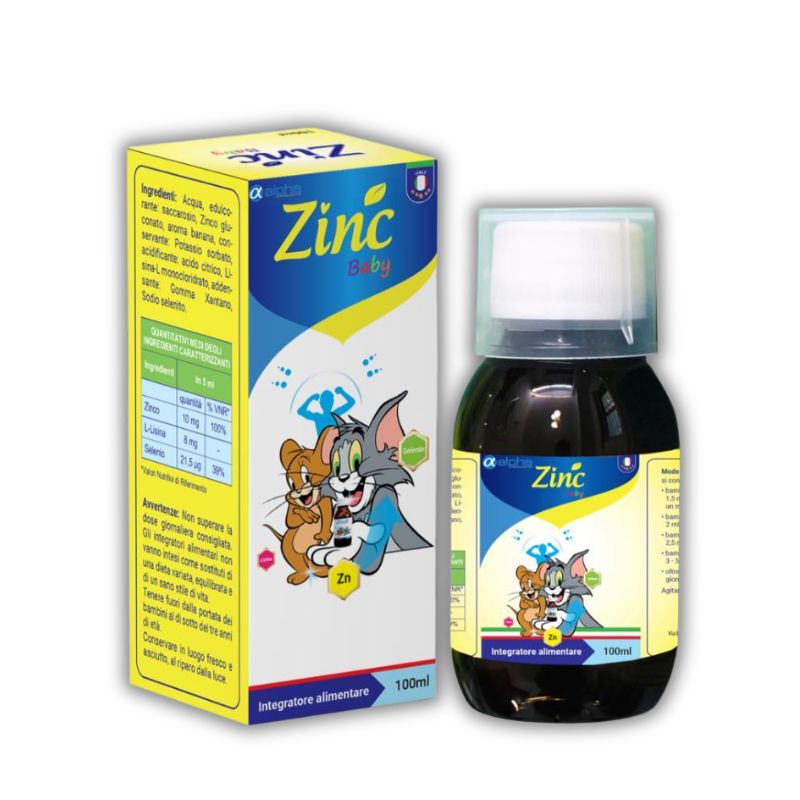 Zinc Baby Dung Dịch Uống Hỗ Trợ Bổ Sung Lysine, Kẽm, Hỗ Trợ Tăng Sức Đề Kháng, Hỗ Trợ Ăn Ngon Miệng (Lọ 100ml)
