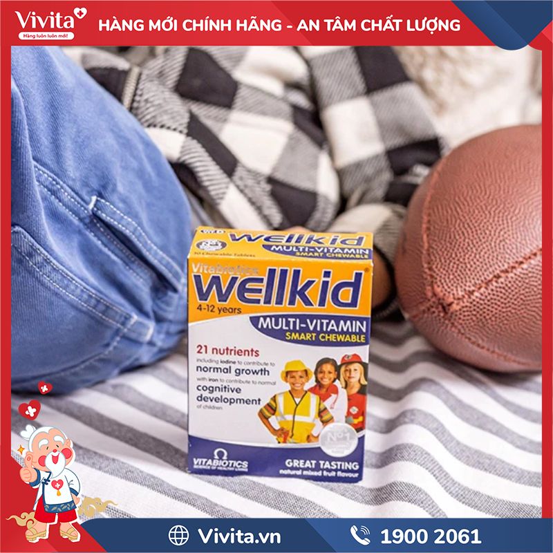 Hướng dẫn cách sử dụng Wellkid Multi-Vitamin Smart Chewable