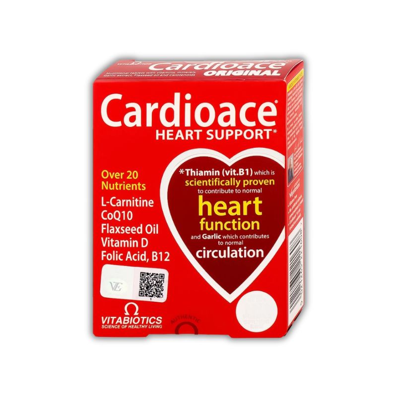 Cardioace Anh Viên Uống Hỗ Trợ Bảo Vệ Tim Mạch (Hộp 2 Vỉ x 15 Viên)
