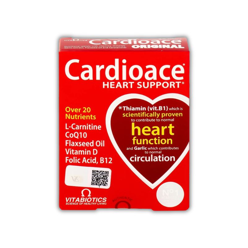 Cardioace Anh Viên Uống Hỗ Trợ Bảo Vệ Tim Mạch (Hộp 2 Vỉ x 15 Viên)