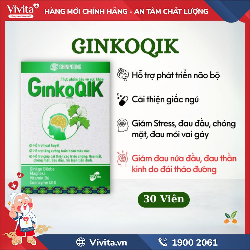 Công dụng GinkoQIK