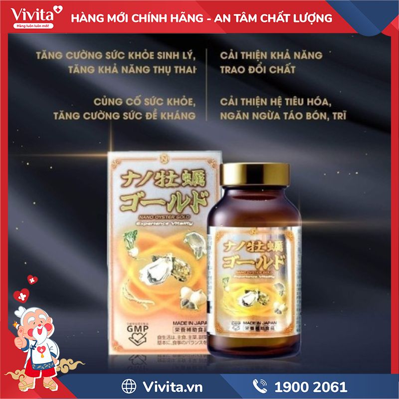 Công dụng của Nano Oyster Gold 
