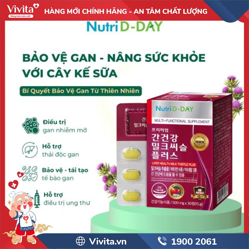 Nutri D-Day Premium Liver Health Milk Thistle có tốt không