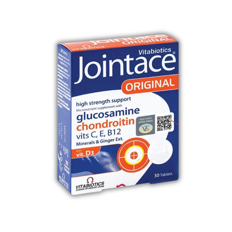 Jointace Tablets Anh Viên Uống Hỗ Trợ Tăng Cường Sức Khỏe Xương Khớp (Hộp 2 vỉ x 15 viên)