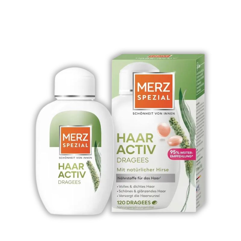 Merz Spezial Haar Activ Viên Uống Hỗ Trợ Kích Thích Mọc Tóc, Hỗ Trợ Tóc Chắc Khỏe Từ Gốc Đến Ngọn (Hộp 120 viên)