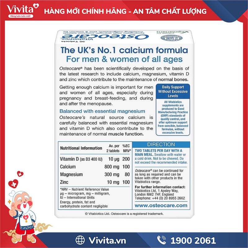 Osteocare có tốt không
