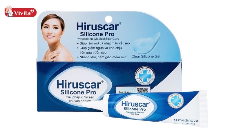 Hiruscar trị sẹo phiên bản Silicone Pro