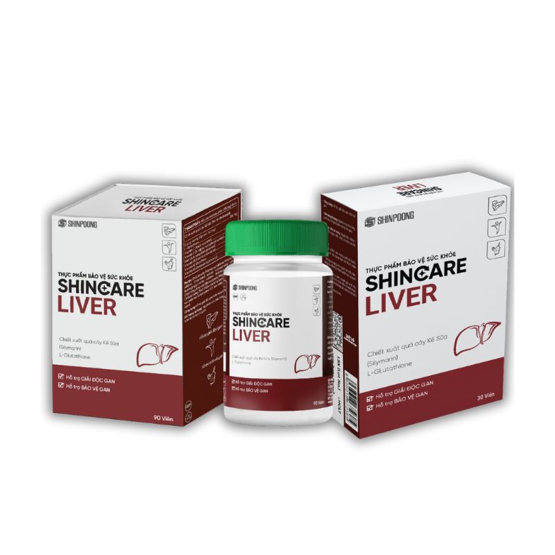 ShinCare Liver Viên Uống Hỗ Trợ Bảo Vệ Lá Gan Khỏe Mạnh (Hộp 90 Viên)