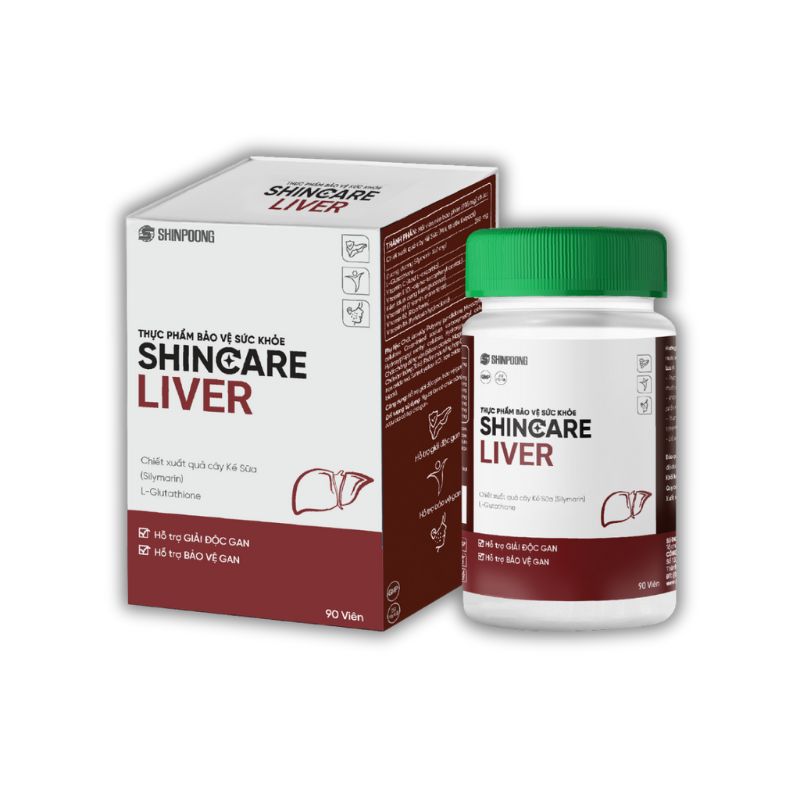 ShinCare Liver Viên Uống Hỗ Trợ Bảo Vệ Lá Gan Khỏe Mạnh (Hộp 90 Viên)