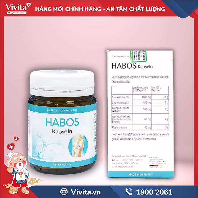 Thành phần Habos Kapseln Sanct Bernhard