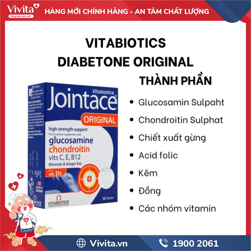 Thành phần của Jointace Tablets 