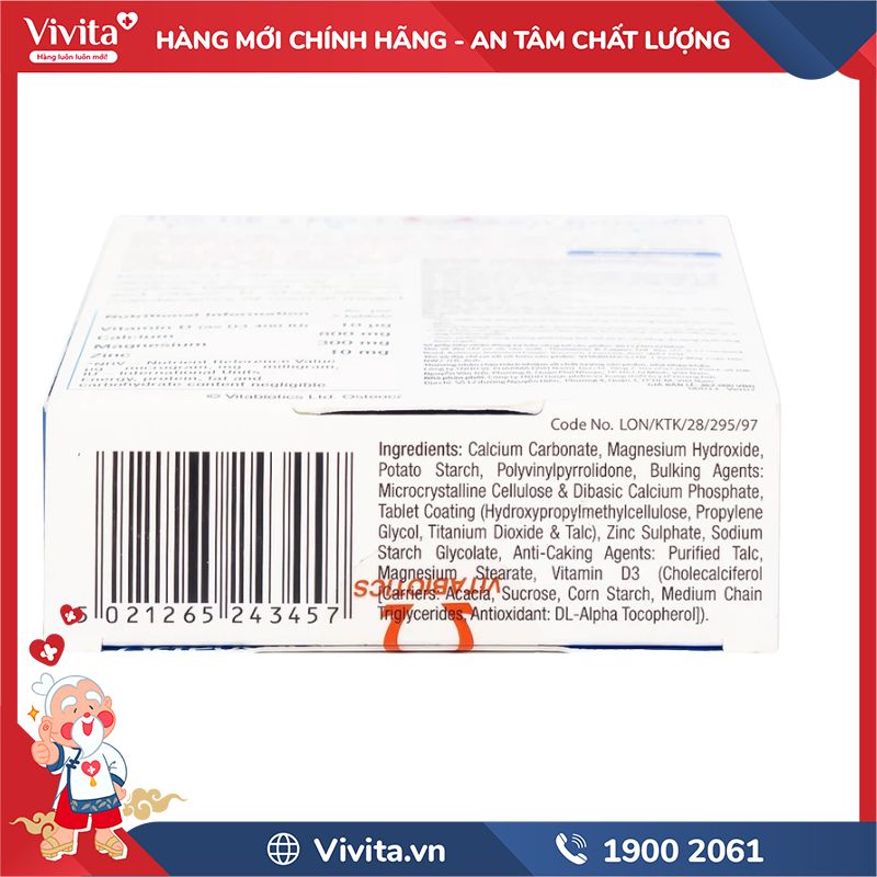 Thành phần của Osteocare