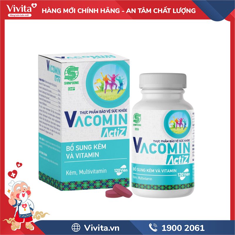 Thành phần của Vacomin ActiZ