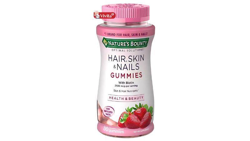 Thông tin Hair Skin Nails Gummies của Mỹ