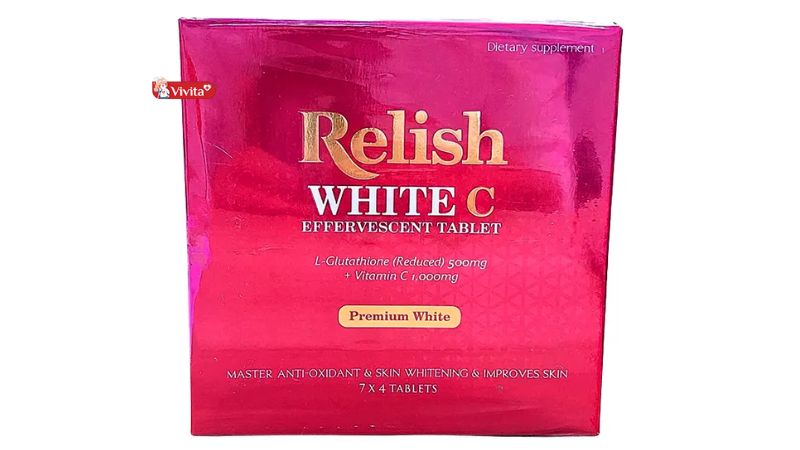 Viên sủi trắng da Relish White C