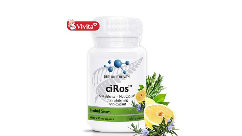 Viên uống chống nắng trắng da Ciros