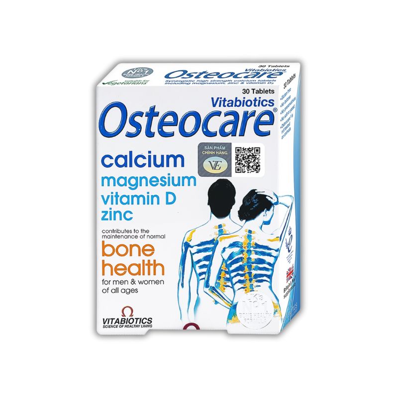 Osteocare Viên Uống Hỗ Trợ Bổ Sung Canxi (Hộp 30 viên)