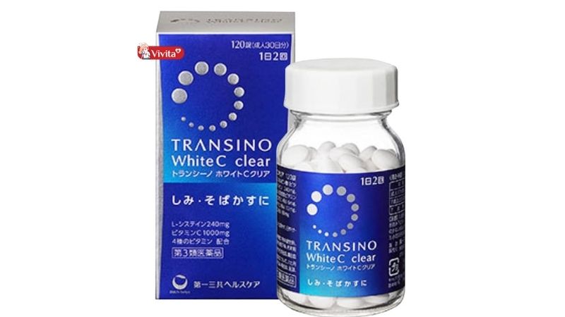Viên Uống Transino White C Nhật Bản 