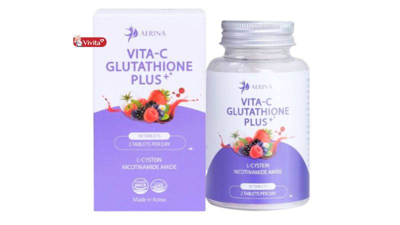 Viên Uống Vita-C Glutathione Plus+ Hàn Quốc