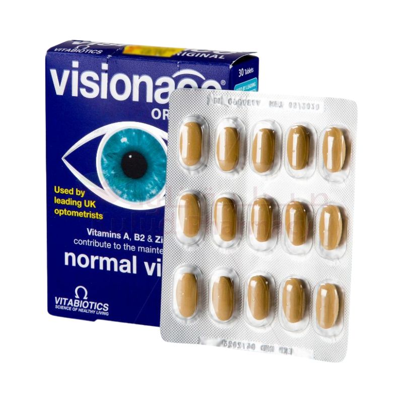 Visionace Original Anh Viên Uống Hỗ Trợ Cải Thiện Thị Lực (Hộp 2 Vỉ x 15 Viên)