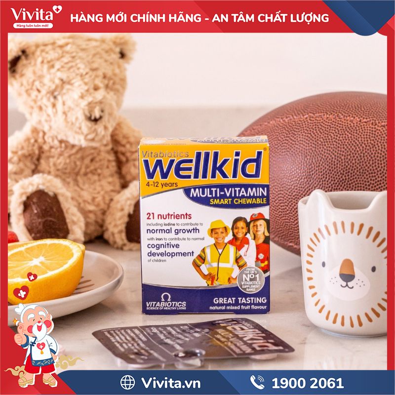 Wellkid Multi-Vitamin Smart Chewable chính hãng
