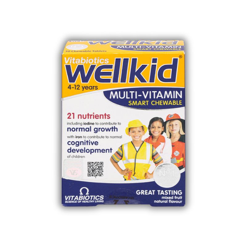 Wellkid Multi-Vitamin Smart Chewable Viên Uống Hỗ Trợ Bổ Sung Vi Chất Cho Trẻ Em