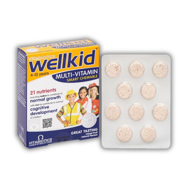 Wellkid Multi-Vitamin Smart Chewable Viên Uống Hỗ Trợ Bổ Sung Vi Chất Cho Trẻ Em
