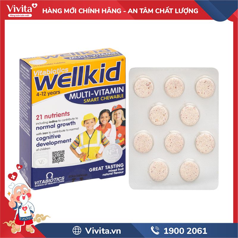 Wellkid Multi-Vitamin Smart Chewable