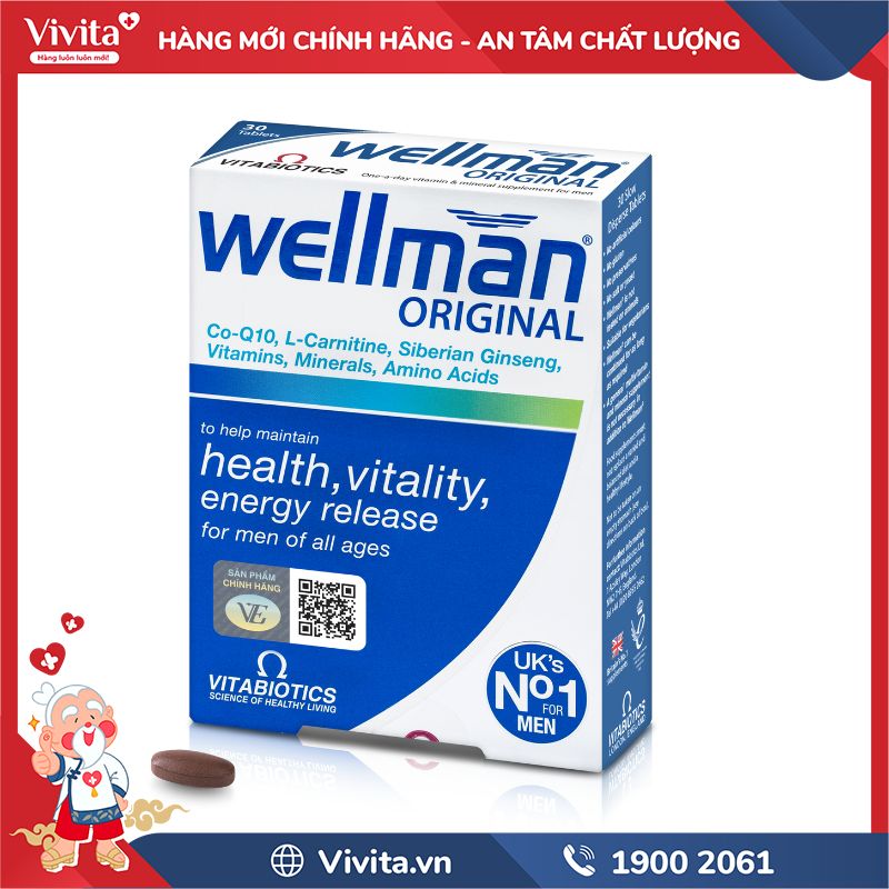 Wellman Original Tablets giá bao nhiêu