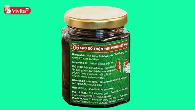 Yên tâm mua Cao Bình Vị Tâm Minh Đường chính hãng tại nhà thuốc Vivita