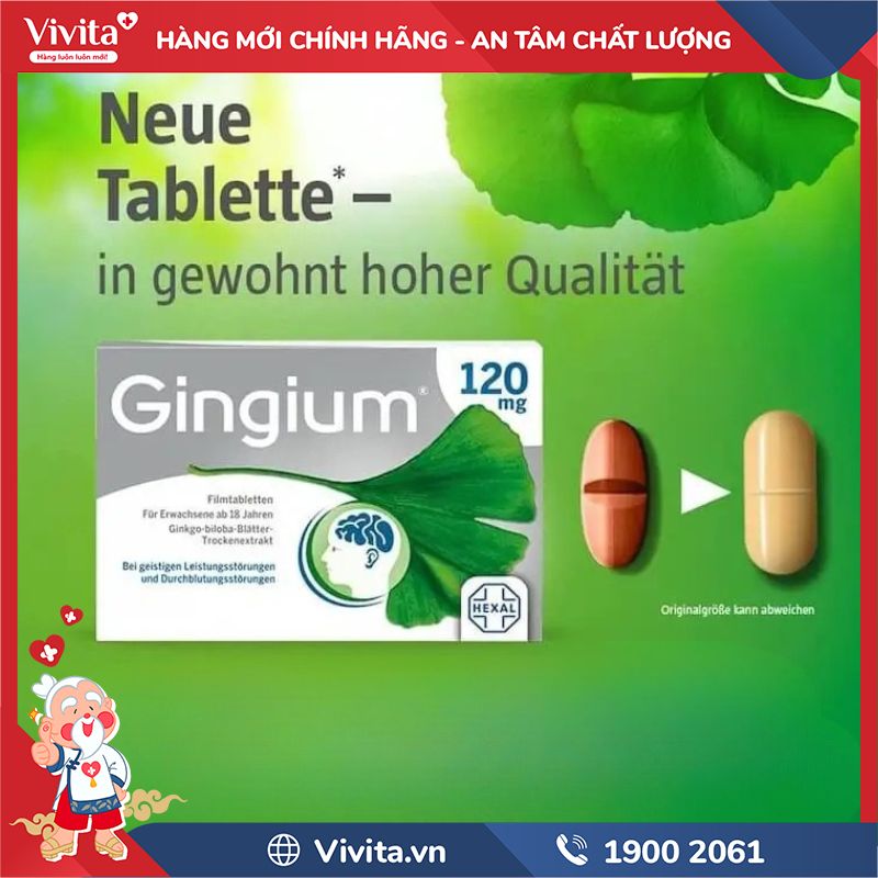 Công dụng của Gingium 120mg
