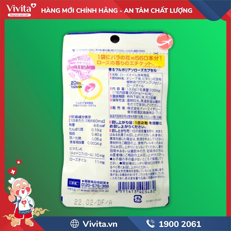 DHC Hoa Hồng chính hãng bán ở đâu?