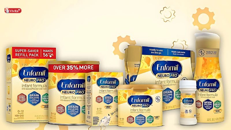 Giới thiệu các dòng sữa Enfamil NeuroPro