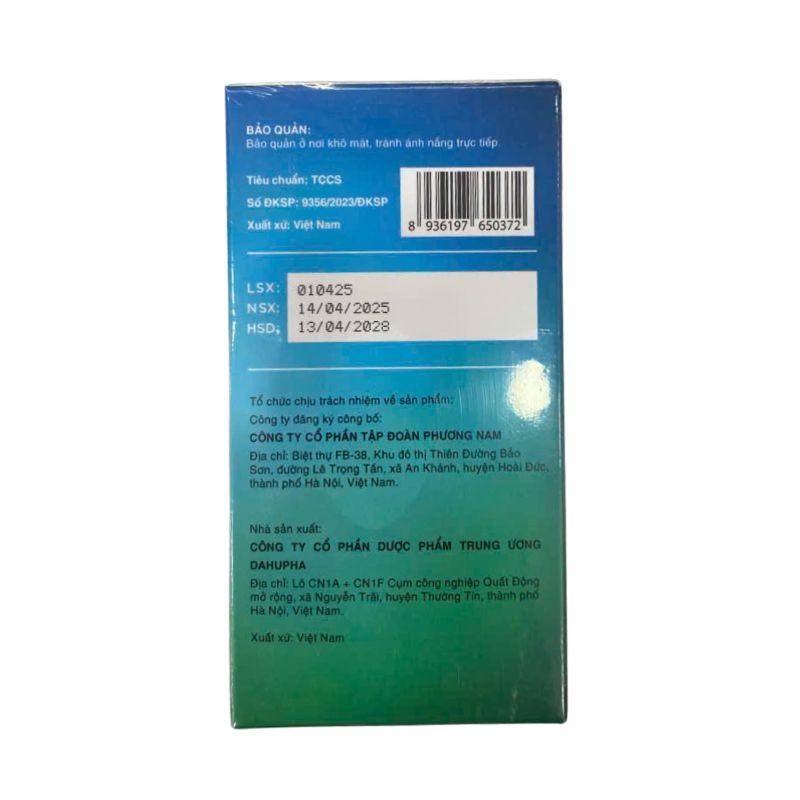 An Huyết Thảo Viên Uống Hỗ Trợ Tăng Cường Tuần Hoàn Máu, Hỗ Trợ Giảm Các Triệu Chứng Ù Tai, Nhức Đầu, Suy Giảm Trí Nhớ Do Thiểu Năng Tuần Hoàn Máu Não (Hộp 60 viên)