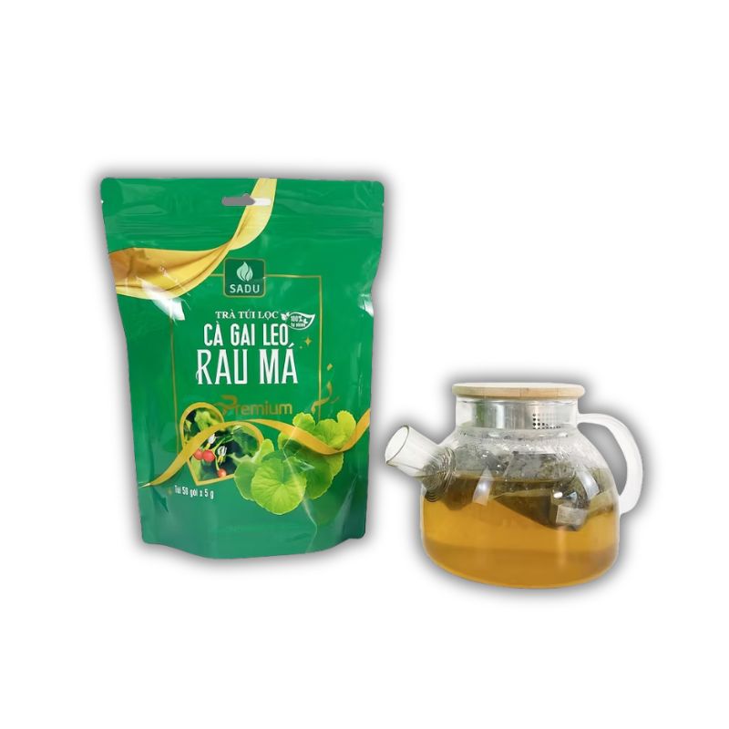 Trà Cà Gai Leo Rau Má Sadu Hỗ Trợ Thanh Nhiệt, Mát Gan (Gói 1kg)