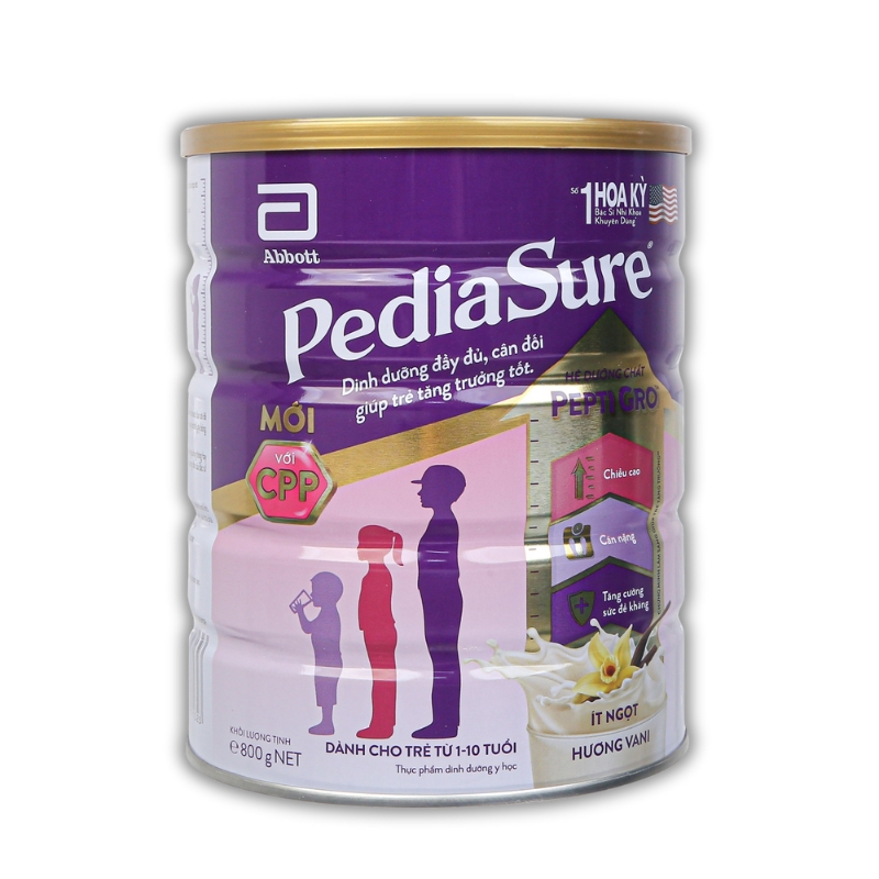 Pediasure Sữa Bột Hỗ Trợ Bổ Sung Dưỡng Chất Cho Trẻ Từ 1 Tuổi (Hộp 800g)