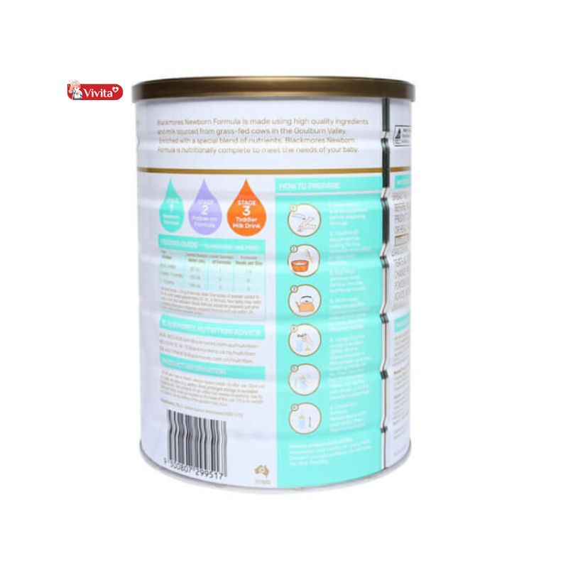 pha sữa blackmores đúng cách