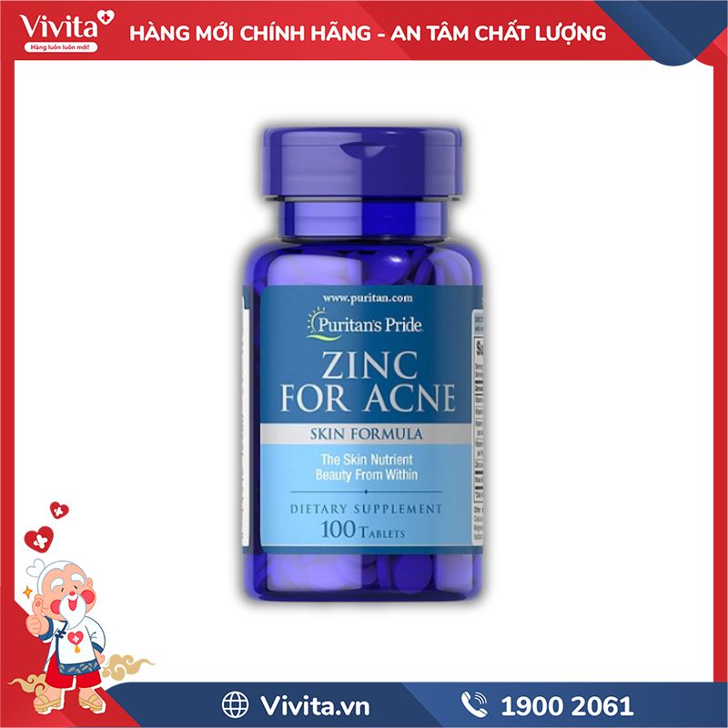 Puritan’s Pride Zinc For Acne