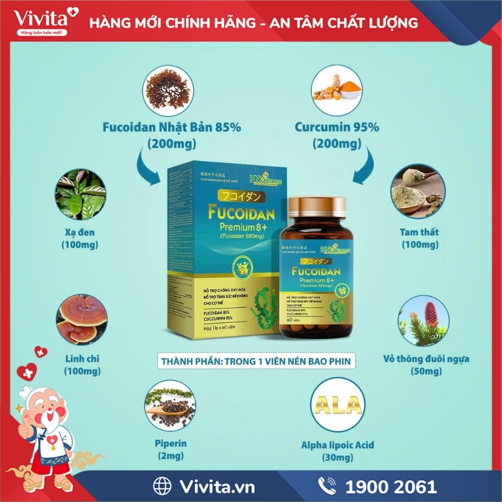 Fucoidan Premium 8+