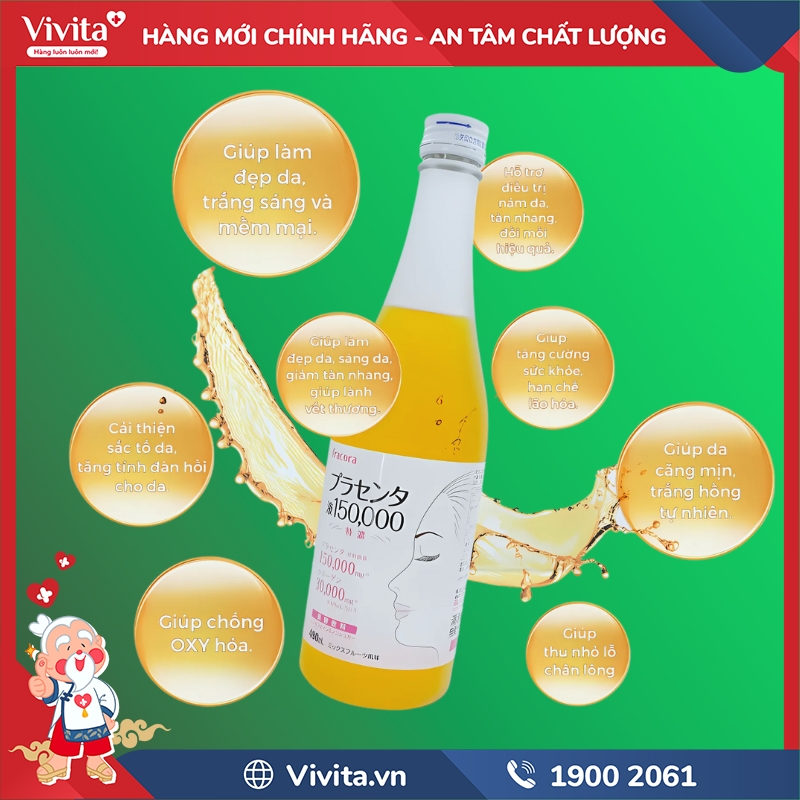 Thành phần Nước Nhau Thai Cừu Fracora Placenta