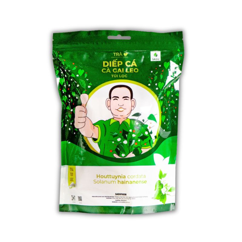 Trà Cà Gai Leo Diếp Cá Sadu Hỗ Trợ Mát Gan, Giải Độc (Gói 1kg)