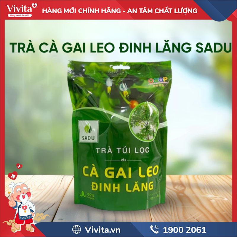 Trà Cà Gai Leo Đinh Lăng Sadu