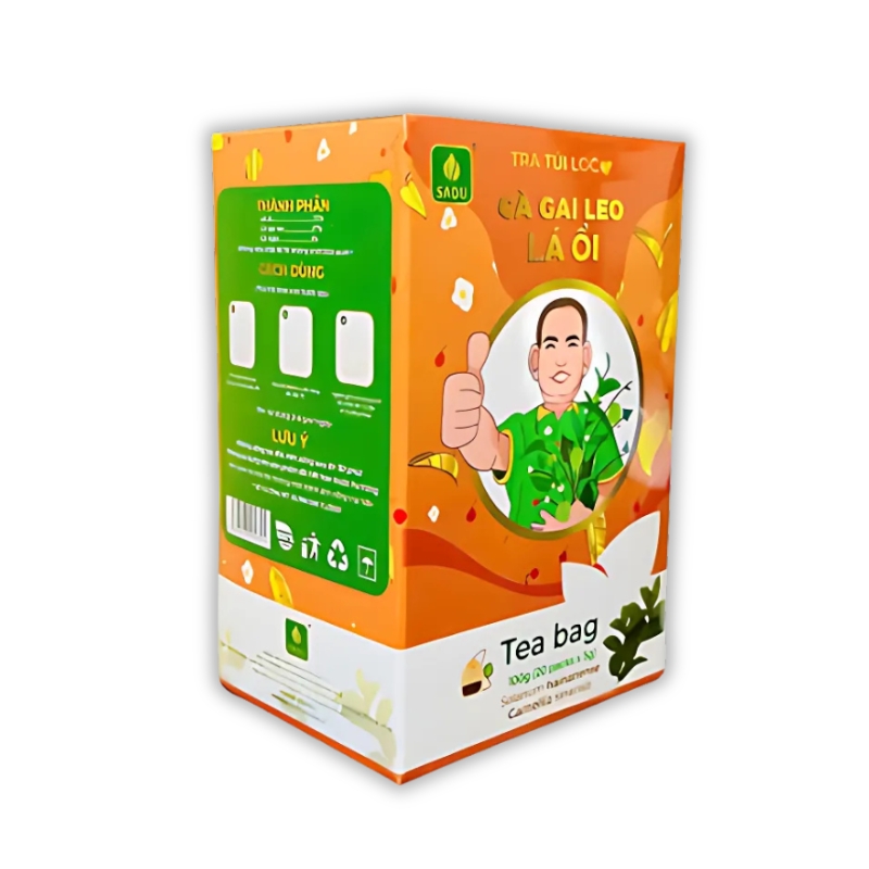 Trà Cà Gai Leo Lá Ổi Sadu Hỗ Trợ Tiêu Hóa, Cải Thiện Đường Huyết, Tăng Cường Chức Năng Gan (Gói 1kg)